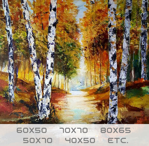 Mellem størrelse malerier