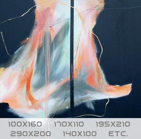 Meget store malerier