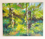 In the forest (60x50cm) - Danish Gallery - Moderne, abstrakte malerier. Online galleri med original, unik kunst til din bolig. 