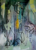 Headache (60x80cm) - Danish Gallery - Moderne, abstrakte malerier. Online galleri med original, unik kunst til din bolig. 