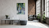 Headache (60x80cm) - Danish Gallery - Moderne, abstrakte malerier. Online galleri med original, unik kunst til din bolig. 