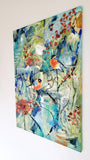 Birds on a twig (50x70cm)
