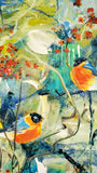 Birds on a twig (50x70cm)