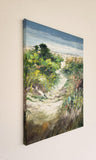 Path to the water (30x40cm) - Danish Gallery - Moderne, abstrakte malerier. Online galleri med original, unik kunst til din bolig. 