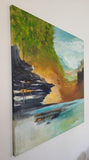 Long views (70x70cm) - Danish Gallery - Moderne, abstrakte malerier. Online galleri med original, unik kunst til din bolig. 