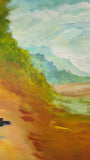 Long views (70x70cm) - Danish Gallery - Moderne, abstrakte malerier. Online galleri med original, unik kunst til din bolig. 