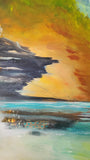 Long views (70x70cm) - Danish Gallery - Moderne, abstrakte malerier. Online galleri med original, unik kunst til din bolig. 