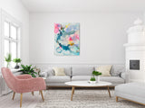 Early spring (70x90cm) - Danish Gallery - Moderne, abstrakte malerier. Online galleri med original, unik kunst til din bolig. 