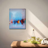Vivid outlines (50x60cm) - Danish Gallery - Moderne, abstrakte malerier. Online galleri med original, unik kunst til din bolig. 