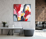 17-26 (100x100cm) - Danish Gallery - Moderne, abstrakte malerier. Online galleri med original, unik kunst til din bolig. 