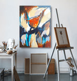 18-26 (90x120cm) - Danish Gallery - Moderne, abstrakte malerier. Online galleri med original, unik kunst til din bolig. 