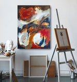 19-26 (90x120cm) - Danish Gallery - Moderne, abstrakte malerier. Online galleri med original, unik kunst til din bolig. 