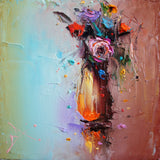 Magic flowers (25x25cm)