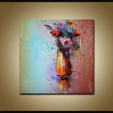 Magic flowers (25x25cm)