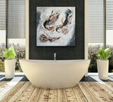 Free Spirit 71 (80x80cm) - Danish Gallery - Moderne, abstrakte malerier. Online galleri med original, unik kunst til din bolig. 