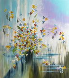 Flower Explosion III (90x100cm)