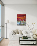 Red Nature Love (60x80cm)