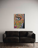 Flower Buddha (60x80cm)