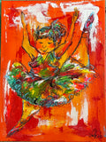 The fat ballet dancer no. 14 (30x40cm)