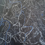 Spirit Awoken (100x100cm) - Danish Gallery - Moderne, abstrakte malerier. Online galleri med original, unik kunst til din bolig. 