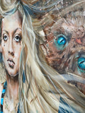 Project Alice (120x150cm) - Danish Gallery - Moderne, abstrakte malerier. Online galleri med original, unik kunst til din bolig. 