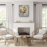 Midsummer Enchantment (60x70cm) - Danish Gallery - Moderne, abstrakte malerier. Online galleri med original, unik kunst til din bolig. 