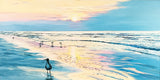 Sea of happiness (120x60cm) - Danish Gallery - Moderne, abstrakte malerier. Online galleri med original, unik kunst til din bolig. 