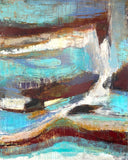 Swan Song (120x150cm) - Danish Gallery - Moderne, abstrakte malerier. Online galleri med original, unik kunst til din bolig. 
