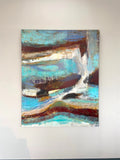 Swan Song (120x150cm) - Danish Gallery - Moderne, abstrakte malerier. Online galleri med original, unik kunst til din bolig. 