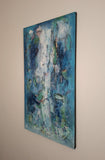 Twists (50x90cm) - Danish Gallery - Moderne, abstrakte malerier. Online galleri med original, unik kunst til din bolig. 
