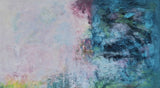 Waterfall (80x80cm) - Danish Gallery - Moderne, abstrakte malerier. Online galleri med original, unik kunst til din bolig. 