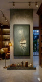 Untitled (44x84cm) - Danish Gallery - Moderne, abstrakte malerier. Online galleri med original, unik kunst til din bolig. 