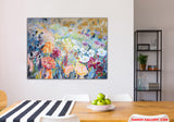 Joy (90x70cm) - Danish Gallery - Moderne, abstrakte malerier. Online galleri med original, unik kunst til din bolig. 