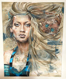 Project Alice (120x150cm) - Danish Gallery - Moderne, abstrakte malerier. Online galleri med original, unik kunst til din bolig. 
