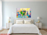 Dance (150x100cm) - Danish Gallery - Moderne, abstrakte malerier. Online galleri med original, unik kunst til din bolig. 