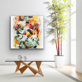 Untitled (100x100cm) - Danish Gallery - Moderne, abstrakte malerier. Online galleri med original, unik kunst til din bolig. 