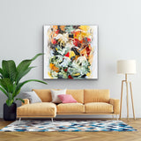 Untitled (100x100cm) - Danish Gallery - Moderne, abstrakte malerier. Online galleri med original, unik kunst til din bolig. 