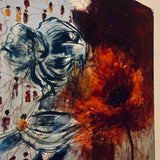 Presence (80x100cm) - Danish Gallery - Moderne, abstrakte malerier. Online galleri med original, unik kunst til din bolig. 