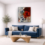 Presence (80x100cm) - Danish Gallery - Moderne, abstrakte malerier. Online galleri med original, unik kunst til din bolig. 