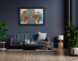 Balance Point II (150x100cm) - Danish Gallery - Moderne, abstrakte malerier. Online galleri med original, unik kunst til din bolig. 