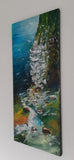 Bird cliff (30x70cm)