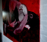 I am hiding (150x150cm)