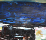 The blue ocean - Faroe Islands (140x120cm)