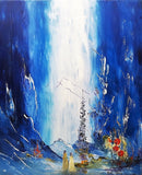 A stay in time (50x60cm) - Danish Gallery - Moderne, abstrakte malerier. Online galleri med original, unik kunst til din bolig. 