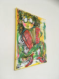 Accordion player (40x50cm)