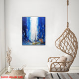 A stay in time (50x60cm) - Danish Gallery - Moderne, abstrakte malerier. Online galleri med original, unik kunst til din bolig. 