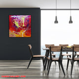 Sleep now in the fire (80x80cm)