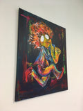 The saxophone (60x70cm)