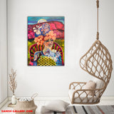 Immersion in moonlight (60x80cm)