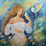 Untitled ( 100x100 cm ) - Danish Gallery - Moderne, abstrakte malerier. Online galleri med original, unik kunst til din bolig. 